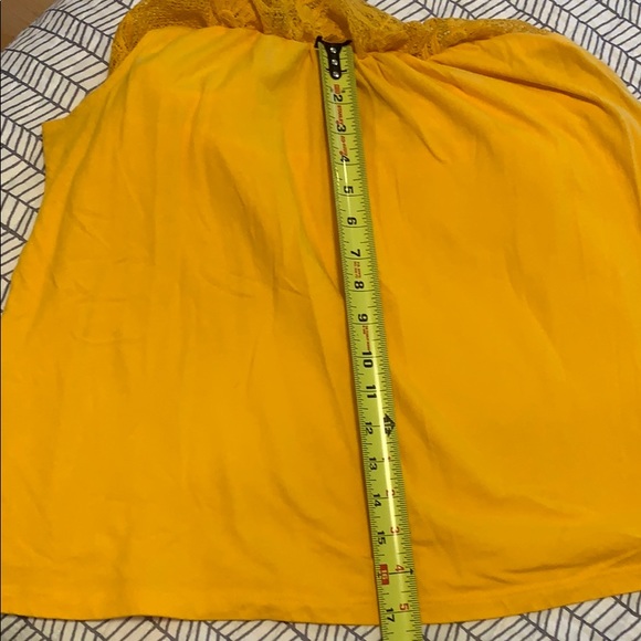 Yellow off the shoulder top - Picture 8 of 8